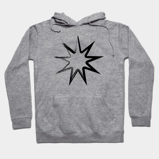 Star Shape Hoodie by Designs by Steve